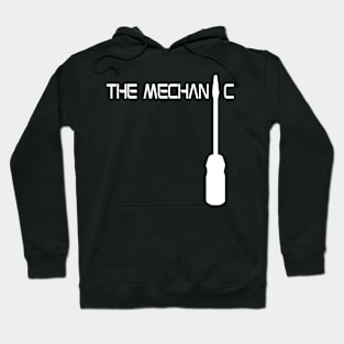 The Mechanic - White Hoodie